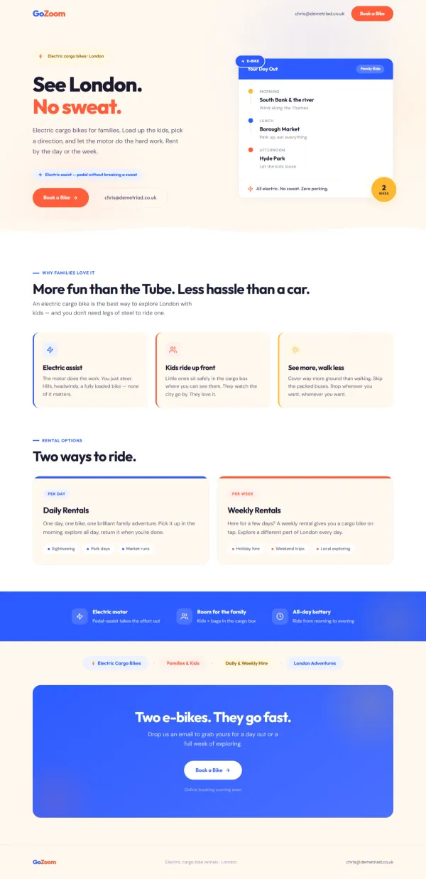 GoZoom - Electric bike retailer
