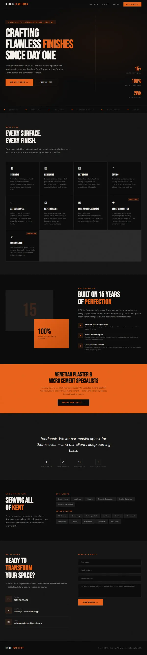 NGIIB's Plastering - Professional plastering services